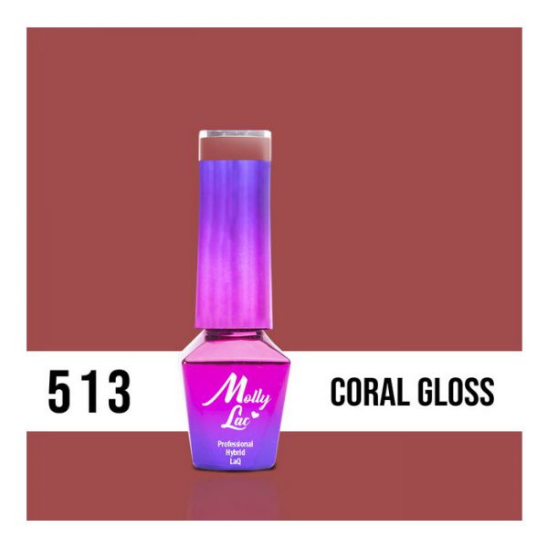 LAKIER MOLLY LAC MISS ICONICCORAL GLOSS 5ml nr 513