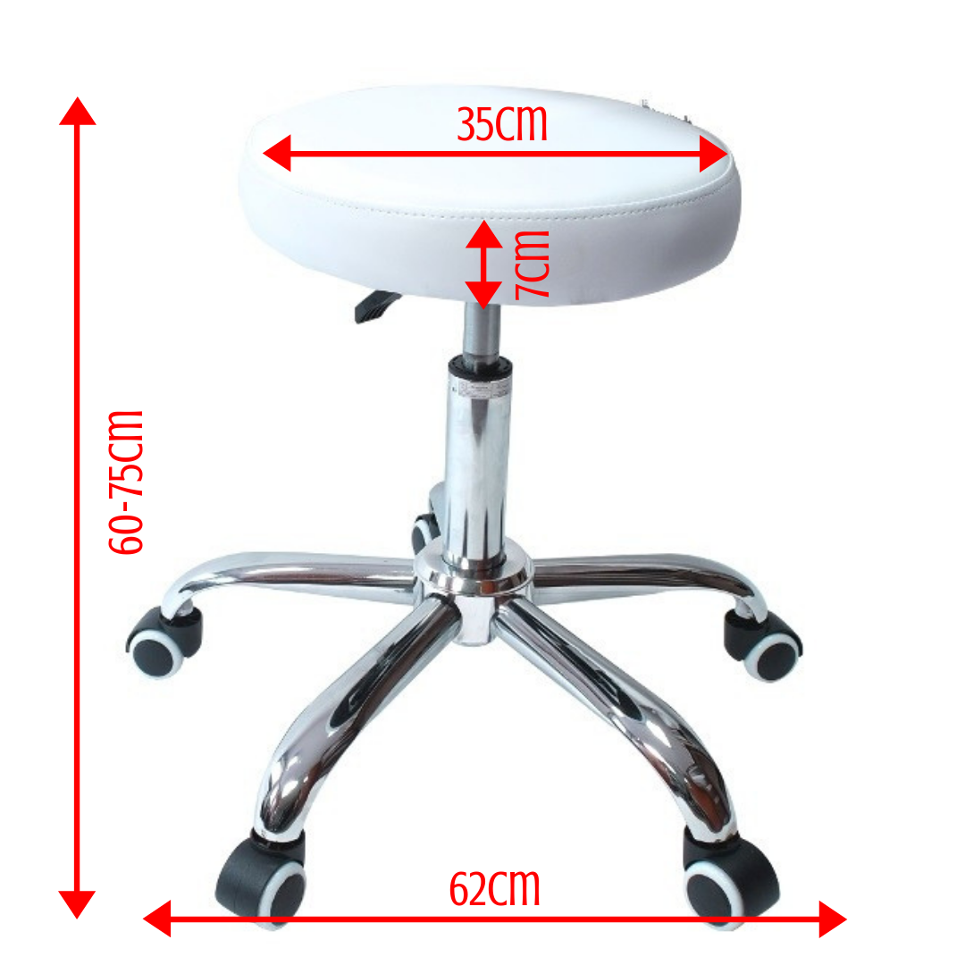 Taboret kosmetyczny RING bez oparcia - obrazek 3