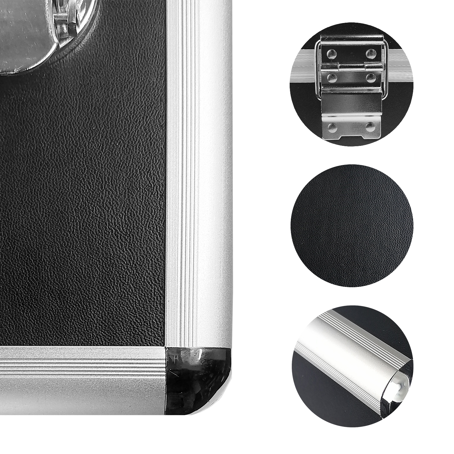 Kuferek kosmetyczny super mały czarny - obrazek 4