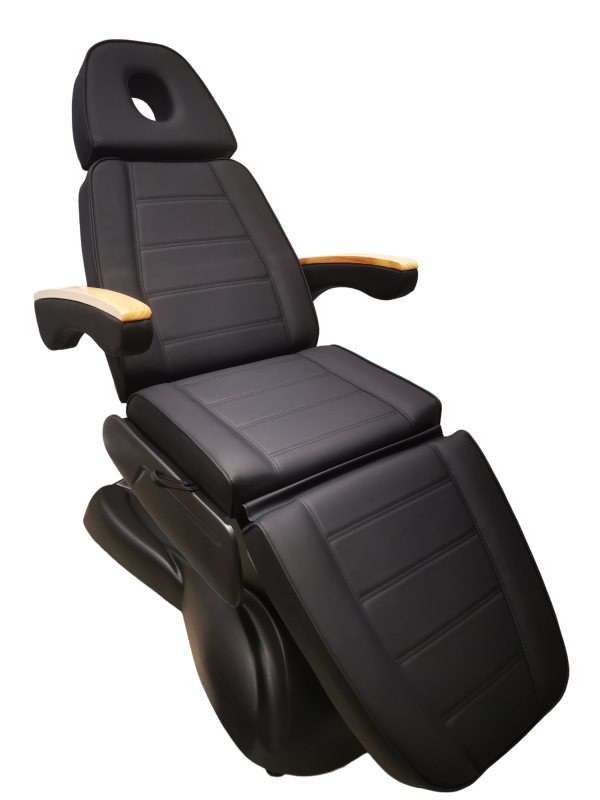 Fotel kosmetyczny elektryczny LUX3 czarny